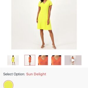 Sun Delight Yellow Dress
